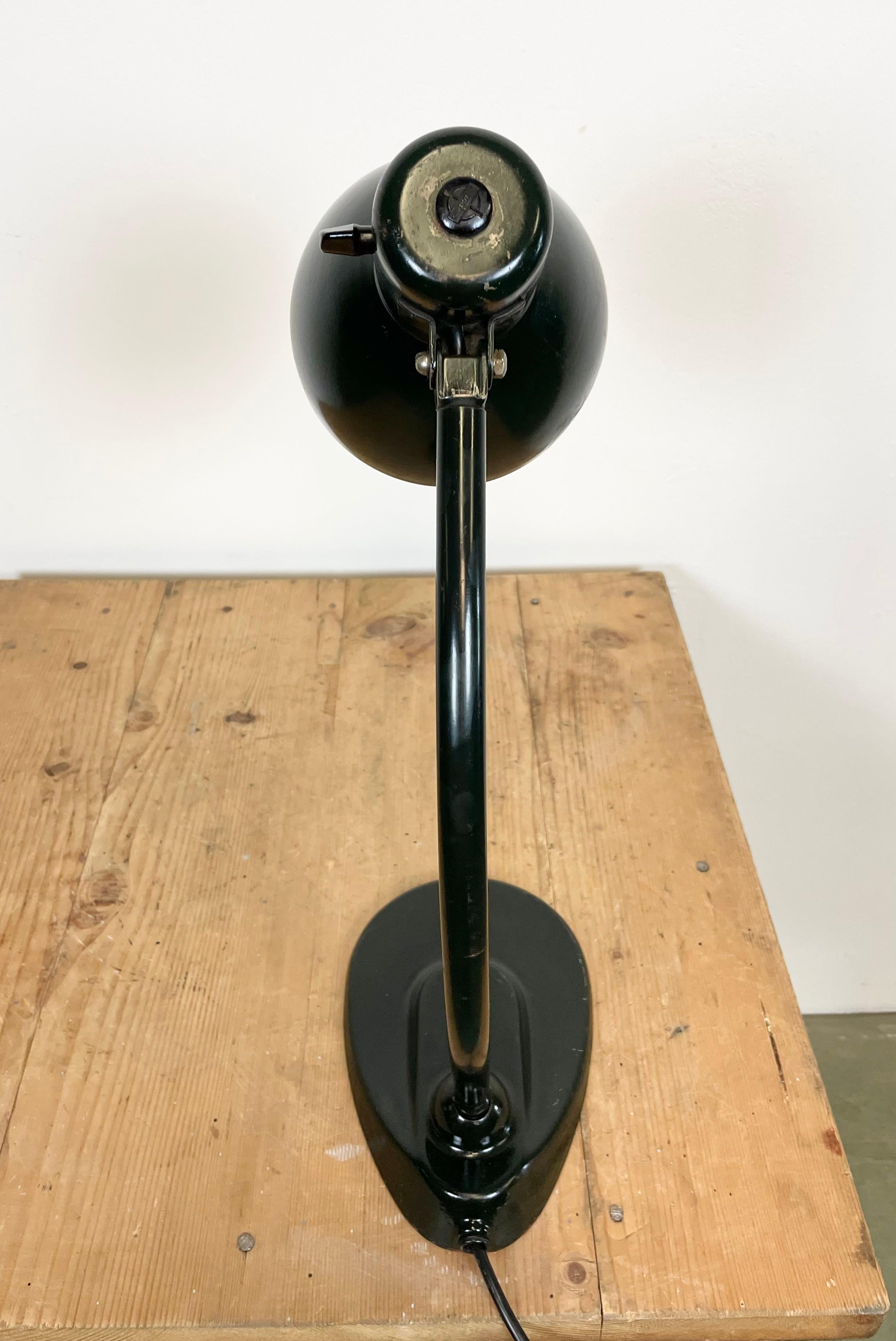 20th Century Vintage Dark Green Bauhaus Desk Lamp from Kandem Leuchten, 1930s