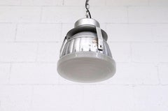 1920s Bauhaus Industrial Glass Pendant Lamp by Adolf Meyer for IKON Zeiss