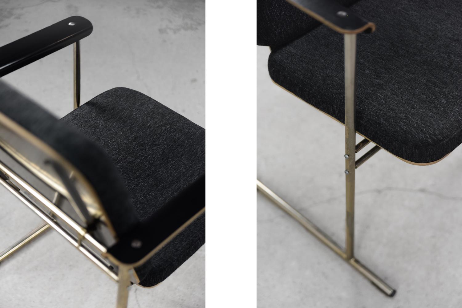 Late 20th Century Vintage Bauhaus Skaala Fabric & Chrome Chair by Yrjö Kukkapuro, 1980s, Set of 4 For Sale