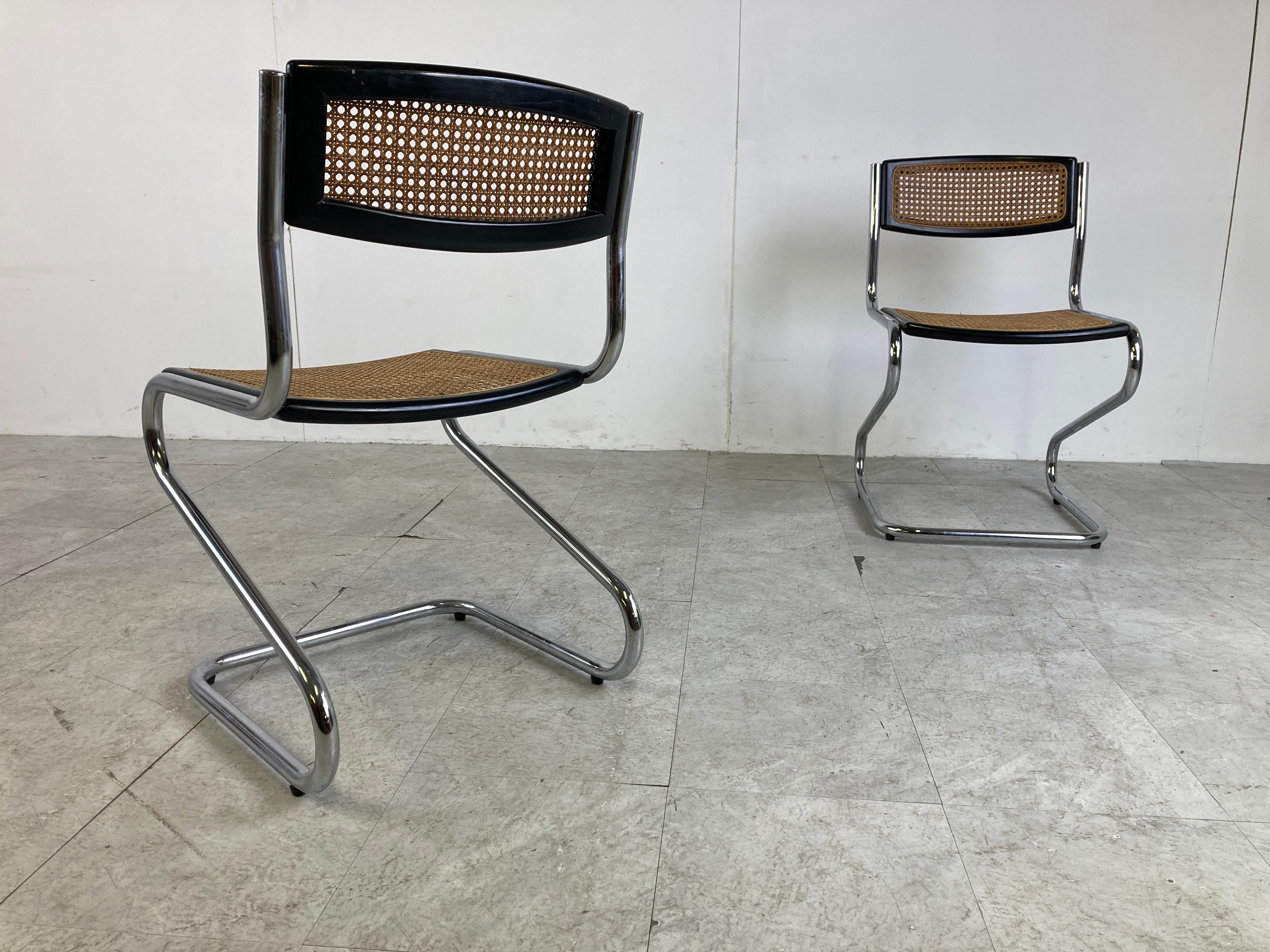 Vintage Bauhaus Style Dining Chairs, 1960s at 1stDibs