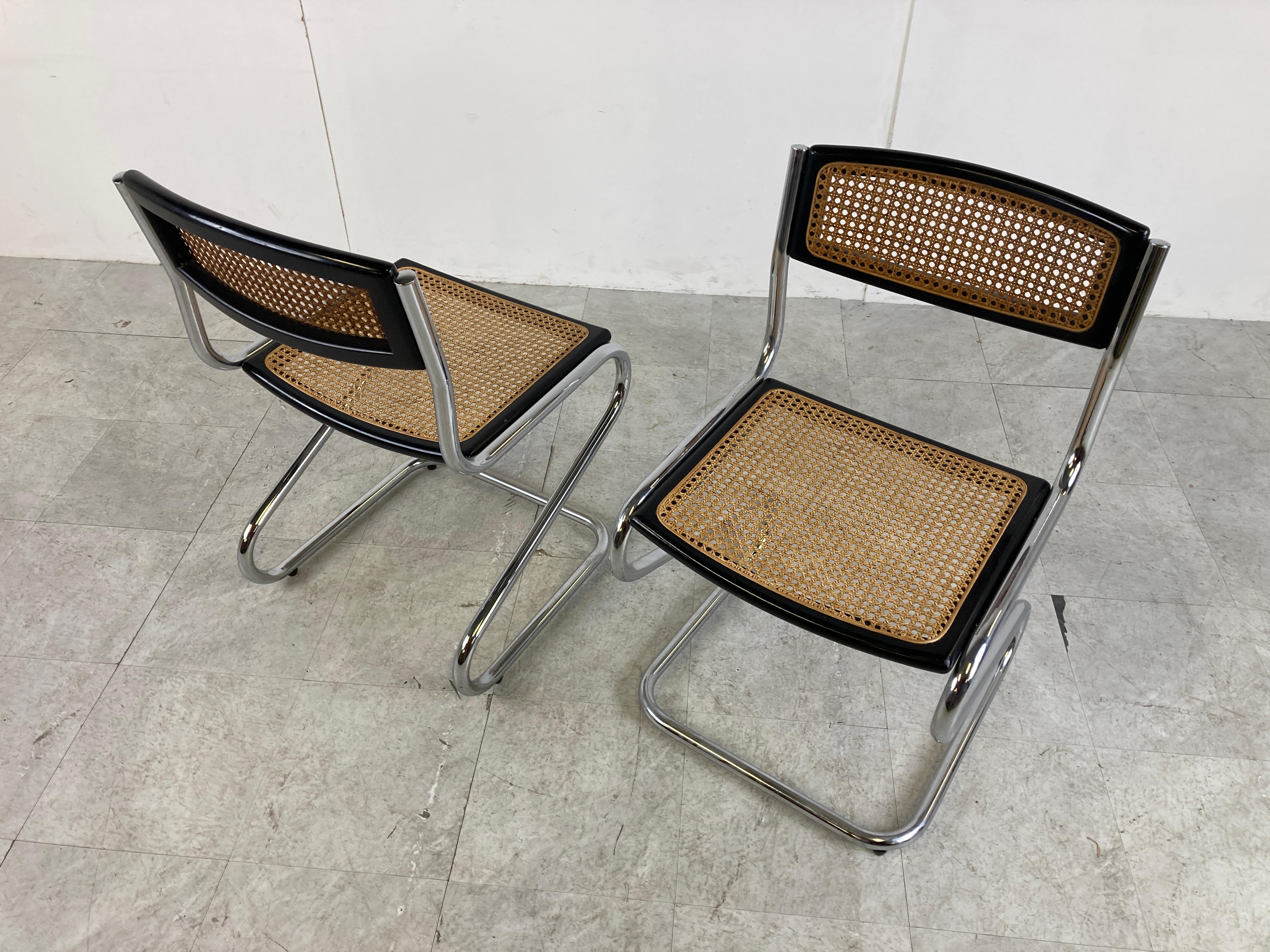 Vintage Bauhaus Style Dining Chairs, 1960s at 1stDibs