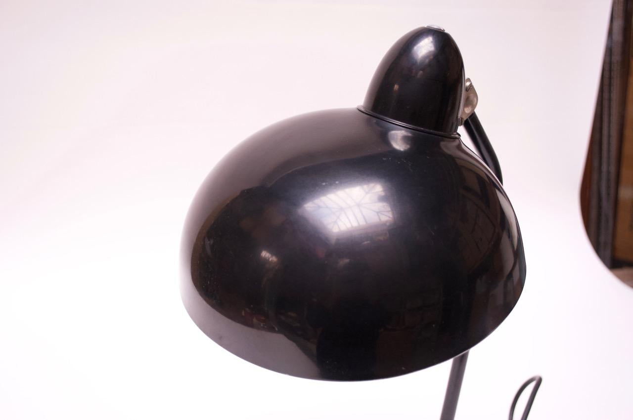 Vintage Bauhaus-Style Painted Metal Adjustable Table/Task Lamp  1