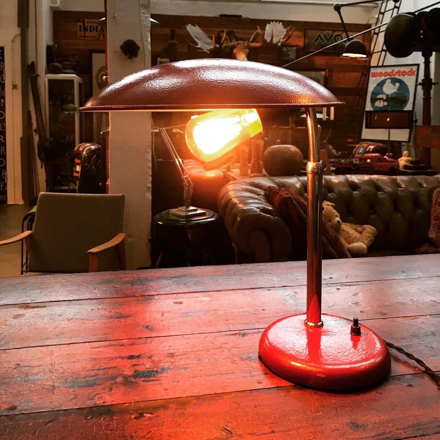 Steel Vintage Bauhaus Table Lamp For Sale