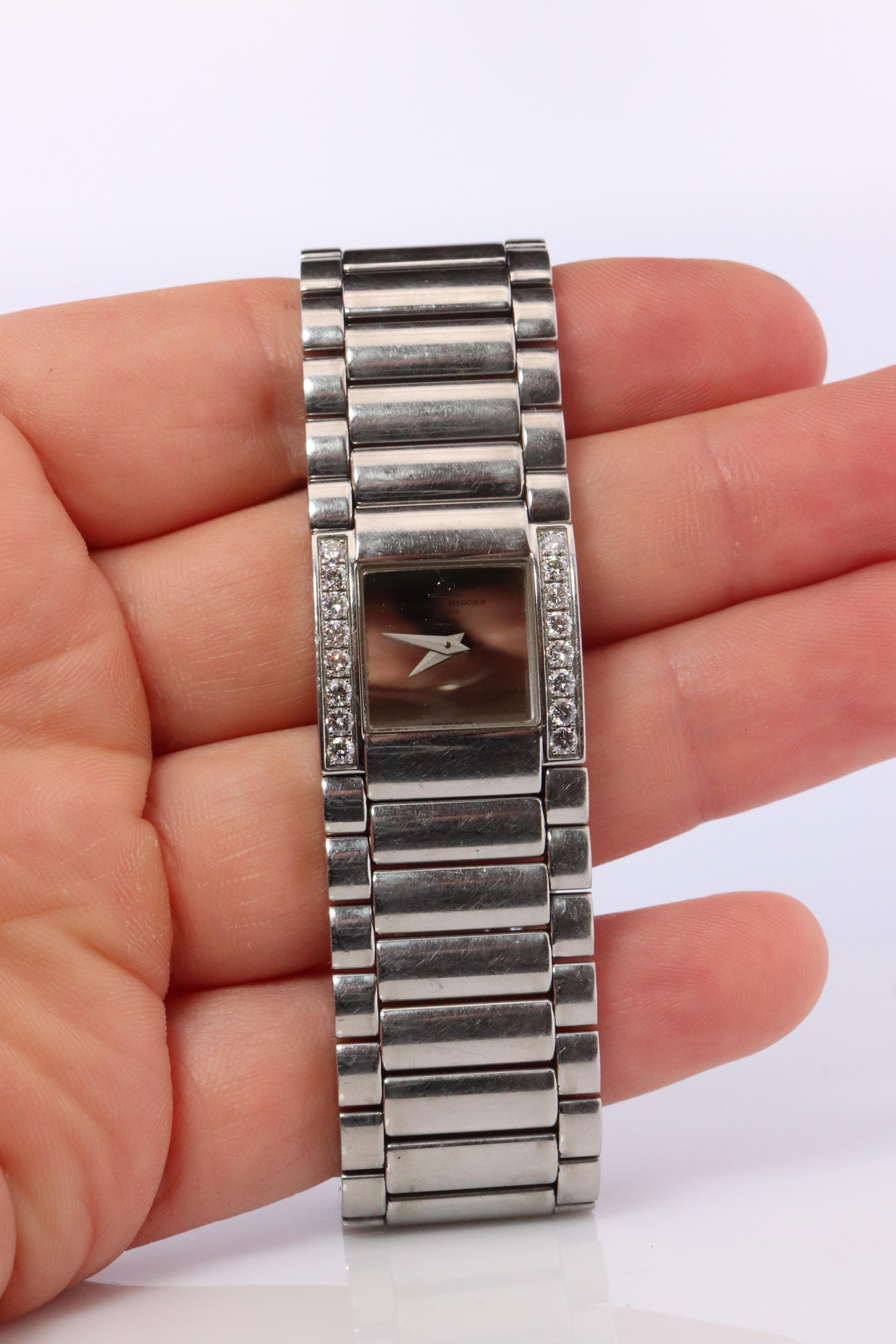 Reloj vintage Baume & Mercier Diamond. Reloj de pulsera Baume & Mercier Catwalk en venta 6