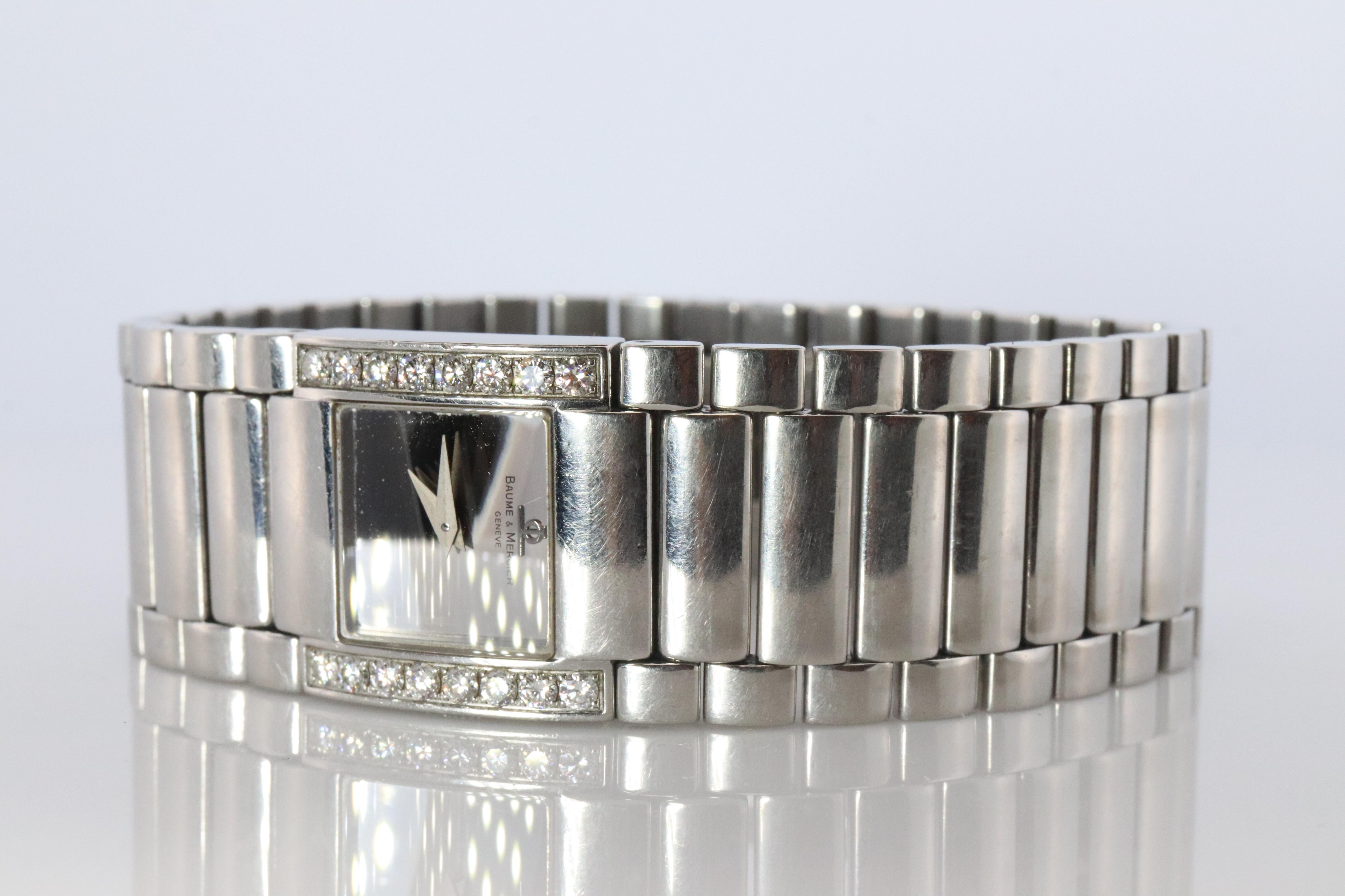 De las mujeres Reloj vintage Baume & Mercier Diamond. Reloj de pulsera Baume & Mercier Catwalk en venta