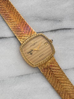 Vintage Baume & Mercer Baumatic 18K Gold Champagne Automatic 32mm Case Saudi Sta