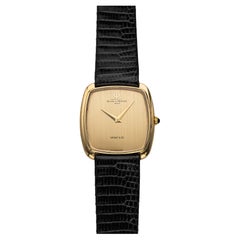 Vintage Baume
Mercier 18K Yellow Gold 1970s Champagne Tiffany
Co Dial Manual