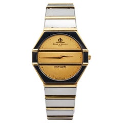 Vintage Baume & Mercier 5118.038 18K & Tungsten Avant Garde 29MM Quartz Watch