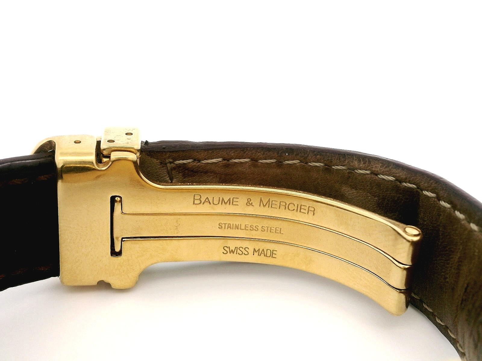 Vintage Baume & Mercier Hampton 18k Yellow Gold 26mm Wrist Watch Ref. MV045224 6