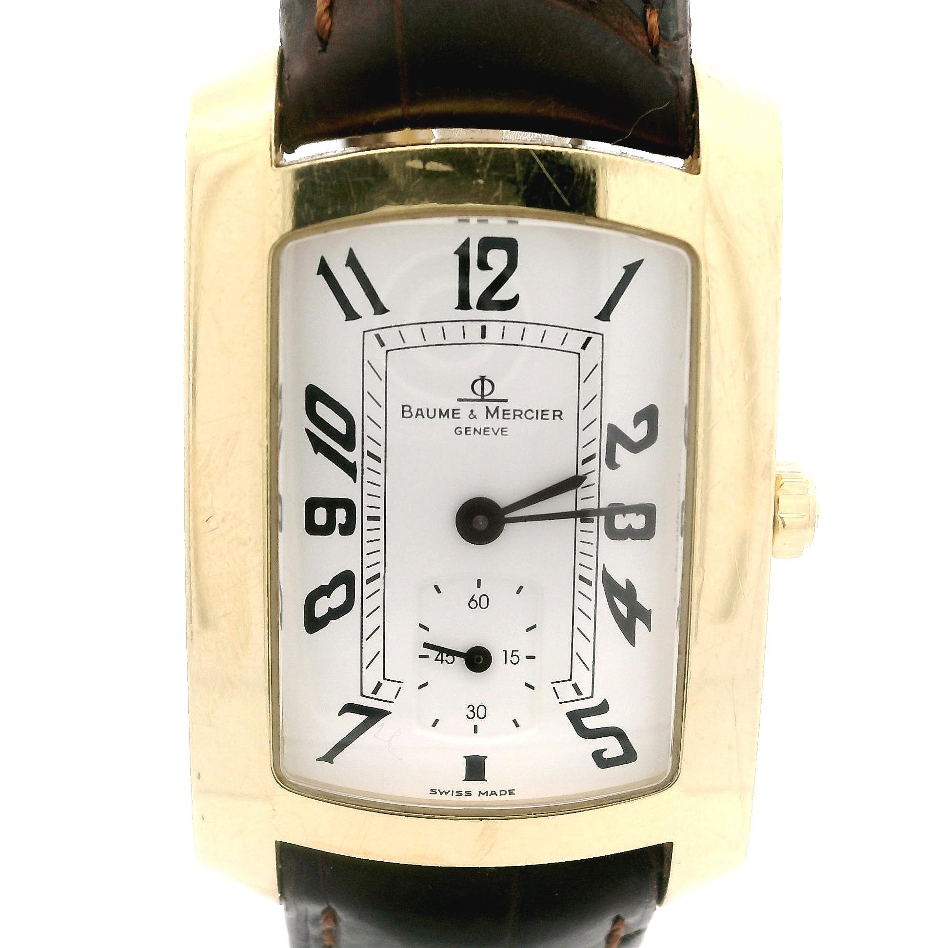 Vintage Baume & Mercier Hampton 18k Yellow Gold 26mm Wrist Watch Ref. MV045224 3