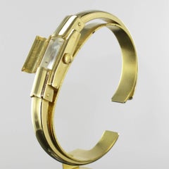 Vintage Baume & Mercier Ladies 18 Karat Yellow Gold Wristwatch