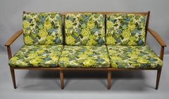 Vintage Baumritter Walnut Mid-Century Modern Sofa Adrian Pearsall Danish Style