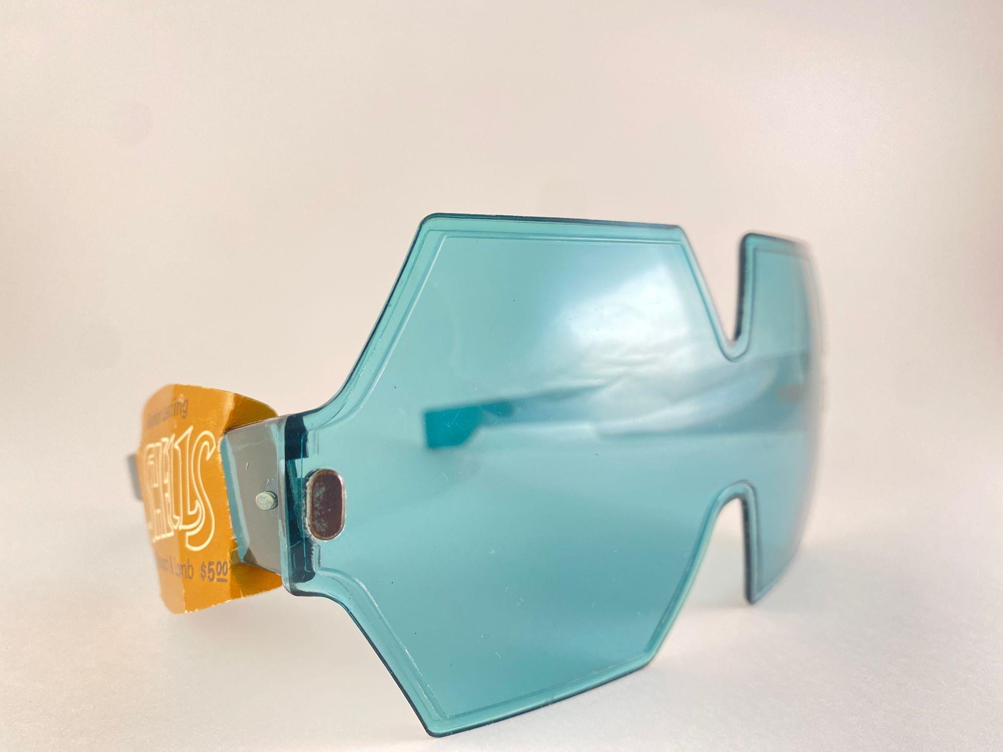 Vintage Bausch & Lomb 1960'S SHELLS Gafas de sol grandes azules B&L Usa en Bueno estado para la venta en Baleares, Baleares
