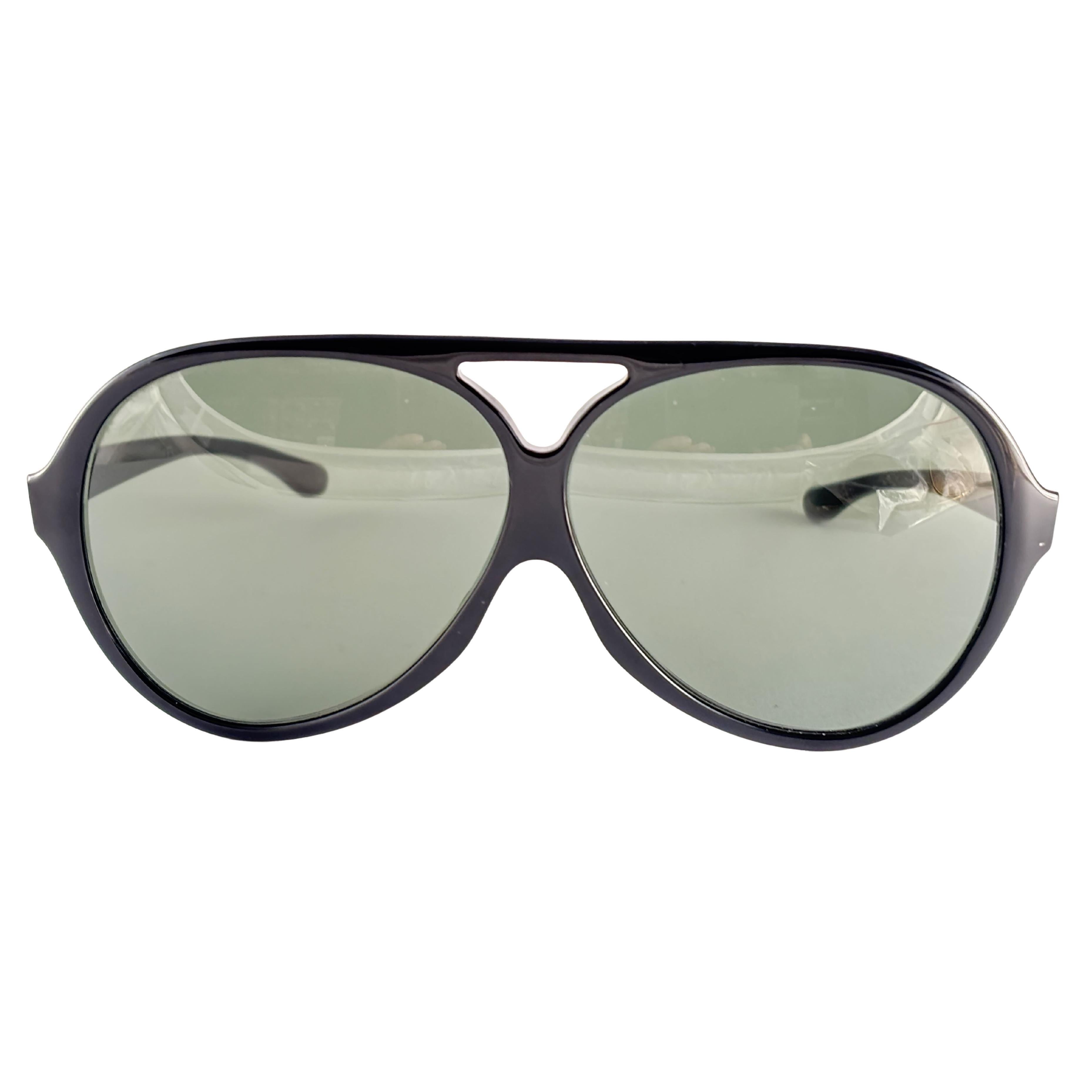 Vintage Bausch & Lomb Belhurst Schwarz-graues Lens Made in USA Sonnenbrille, hergestellt in USA im Angebot