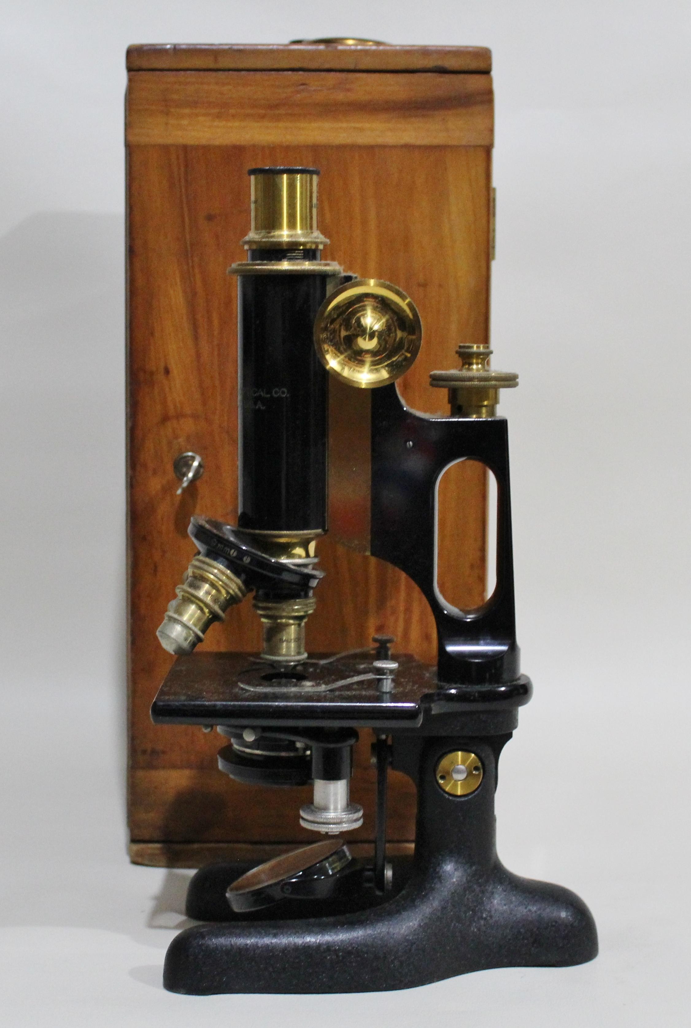 bausch and lomb antique microscope