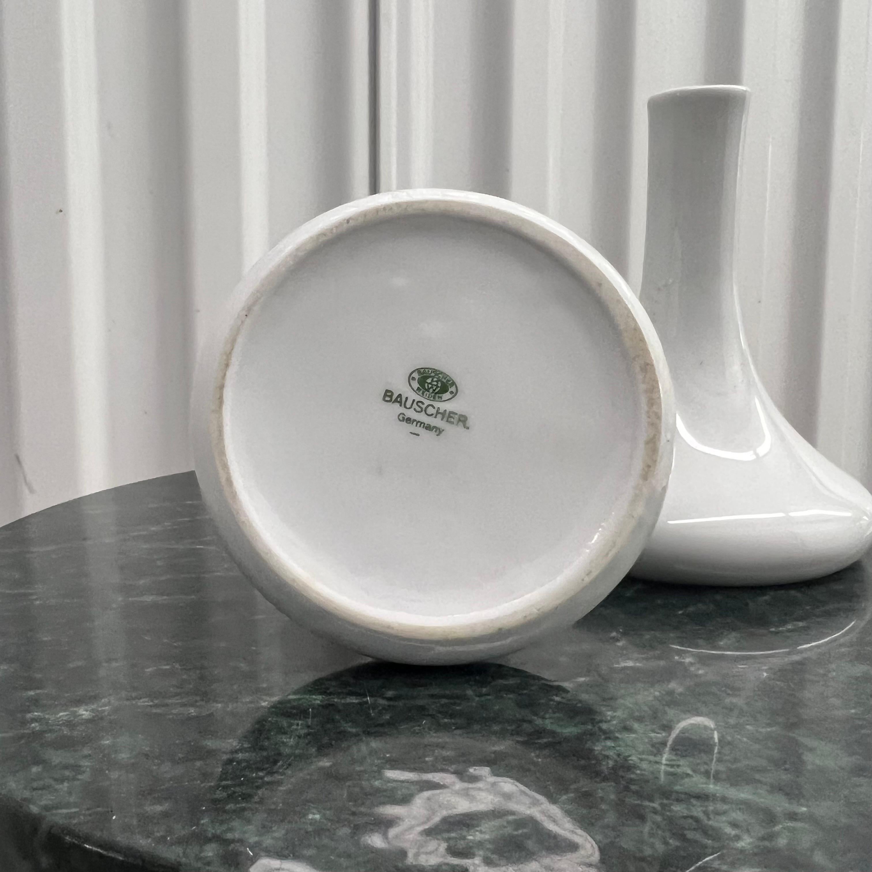 Mid-Century moderno Vasi d'epoca Bauscher Weiden Germany progettati per la Pan Am - una coppia in vendita