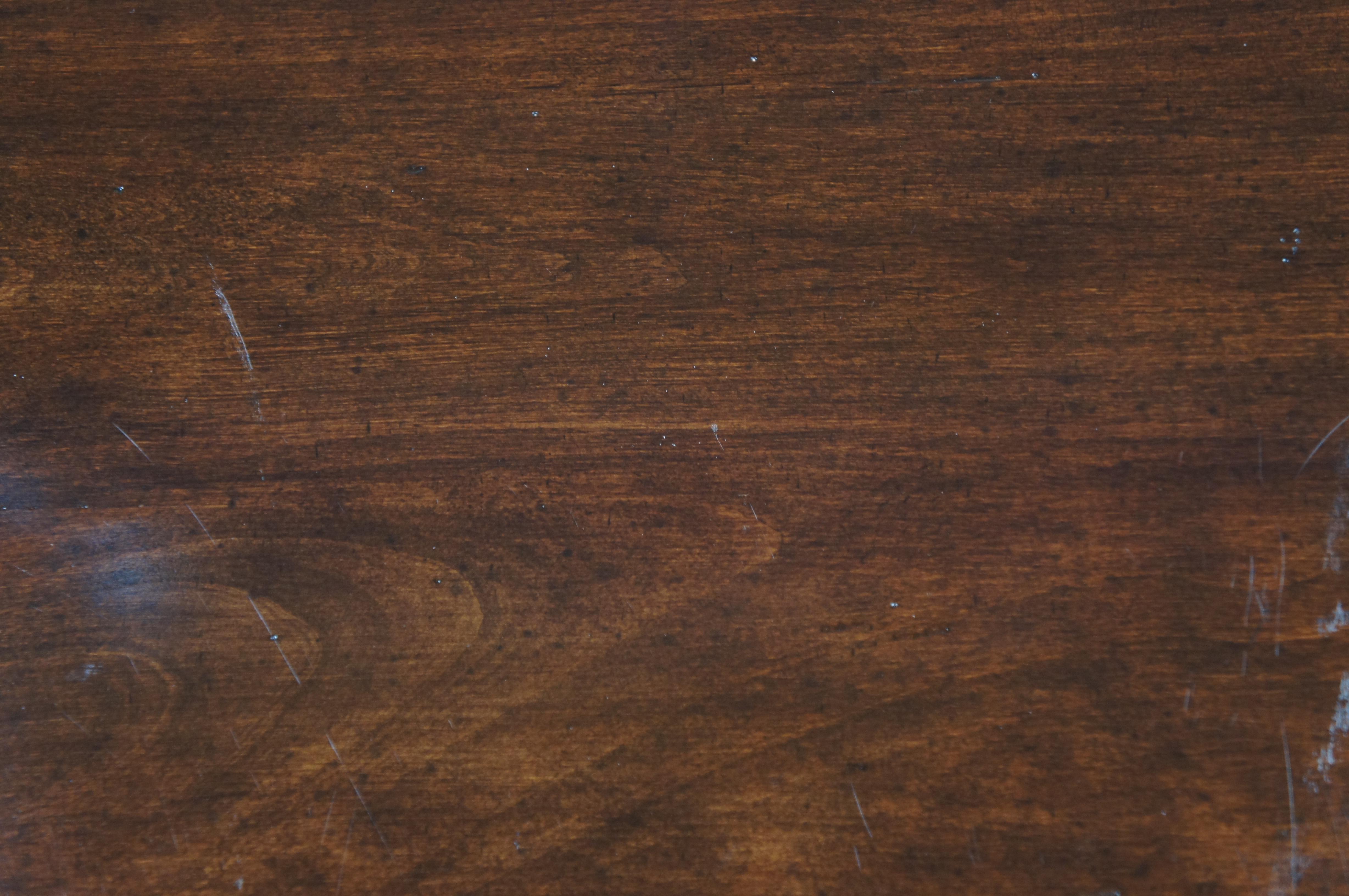 Vintage Bausman Rectangular Benchmade Coffee Cocktail Table Walnut Finish 1