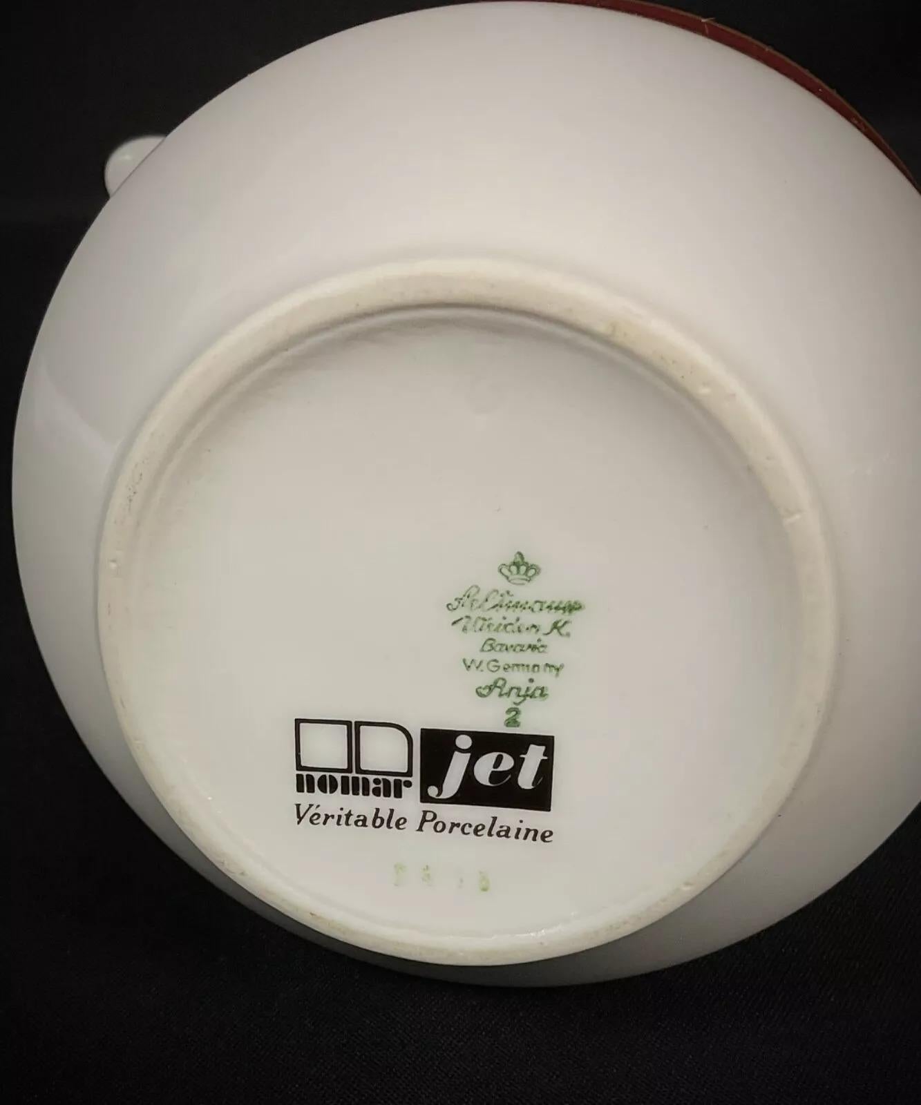 XX secolo Teiera di porcellana Vintage Bavaria W. Germany - 