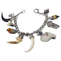 Bijouterie de costume traditionnelle bavaroise Charivari avec pendentifs de chasse