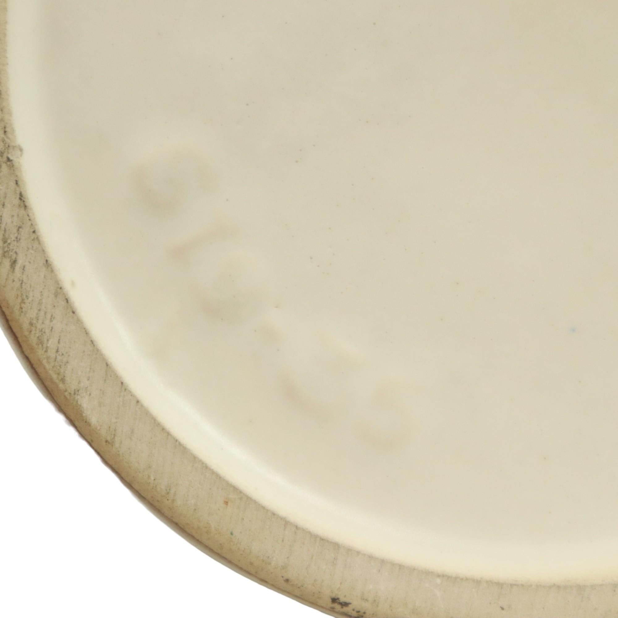 Vaso Bay d'epoca Germania Ovest in ceramica beige marrone blu 619-35 in vendita 3