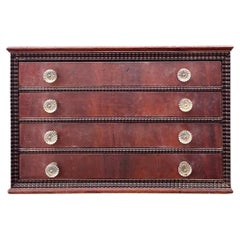 Vintage Bead Trim Table Top Chest of Drawers