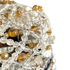 Vintage Beaded Dome Light