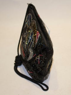 Vintage Beaded Multi Colour Evening Bag