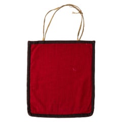 Vintage Beaded Plateau Patriotic Flat Bag