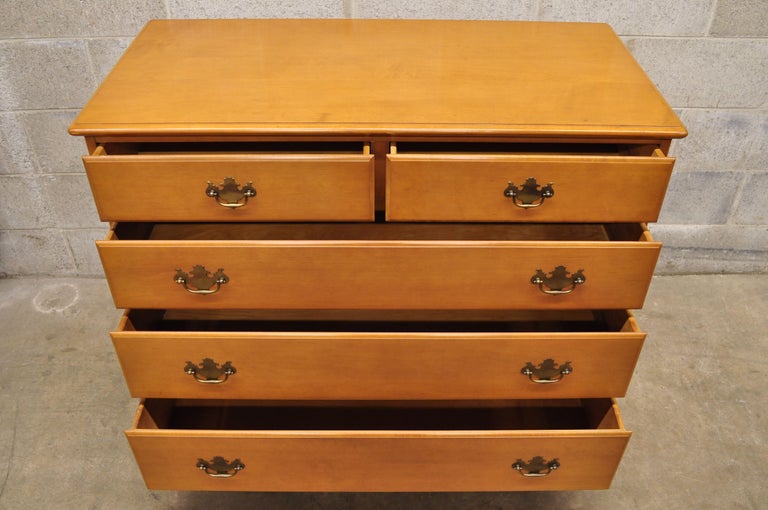 Beals Maine Rock Maple 4Piece Bedroom Set Dresser Chest Mirror