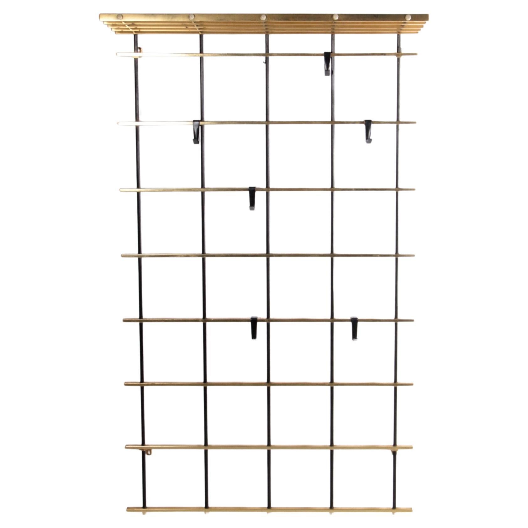 Vintage Aluminum Coat Rack For Sale at 1stDibs