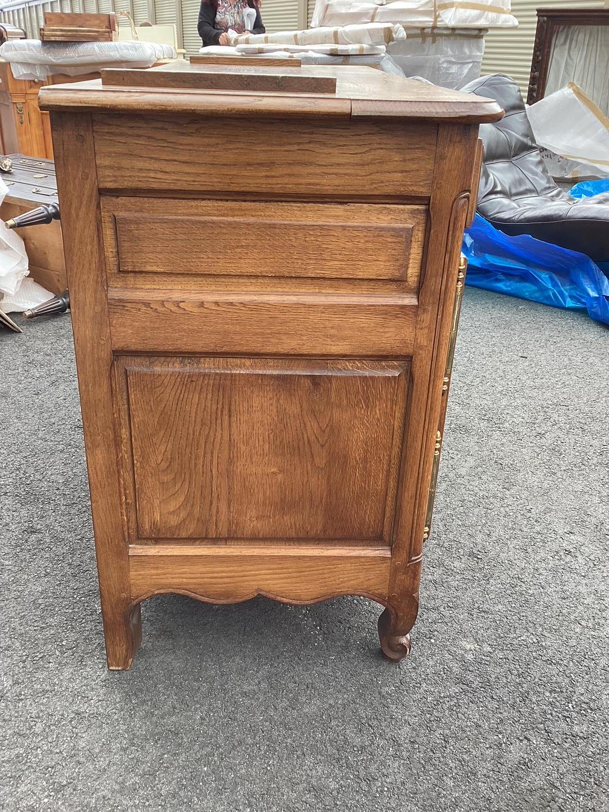 Vintage Beautifully Carved French Oak Buffet Cupboard 5