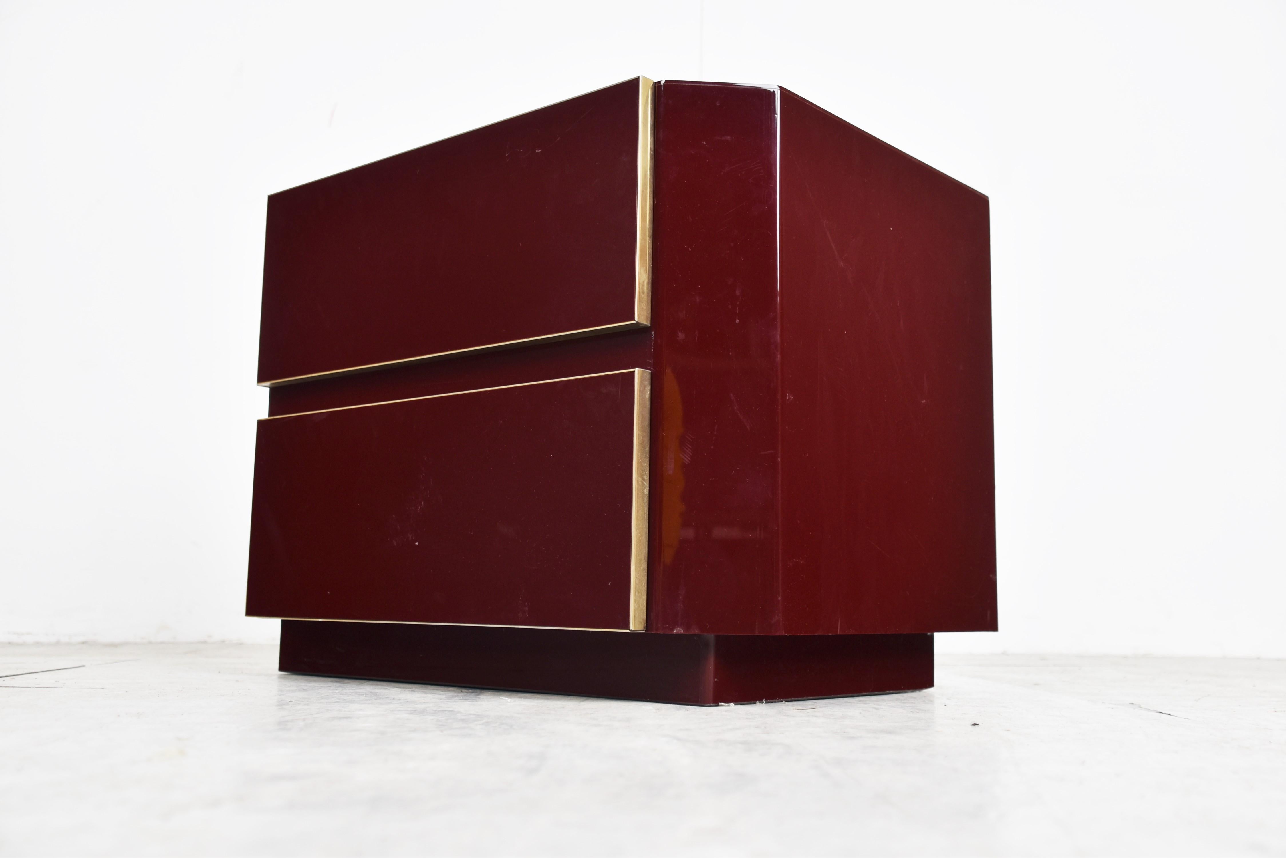 Vintage Bedside Cabinet by Jean Claude Mahey, 1970s 2