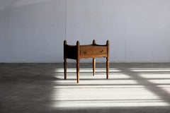 vintage bedside table  side table  Kjaernulf  oak