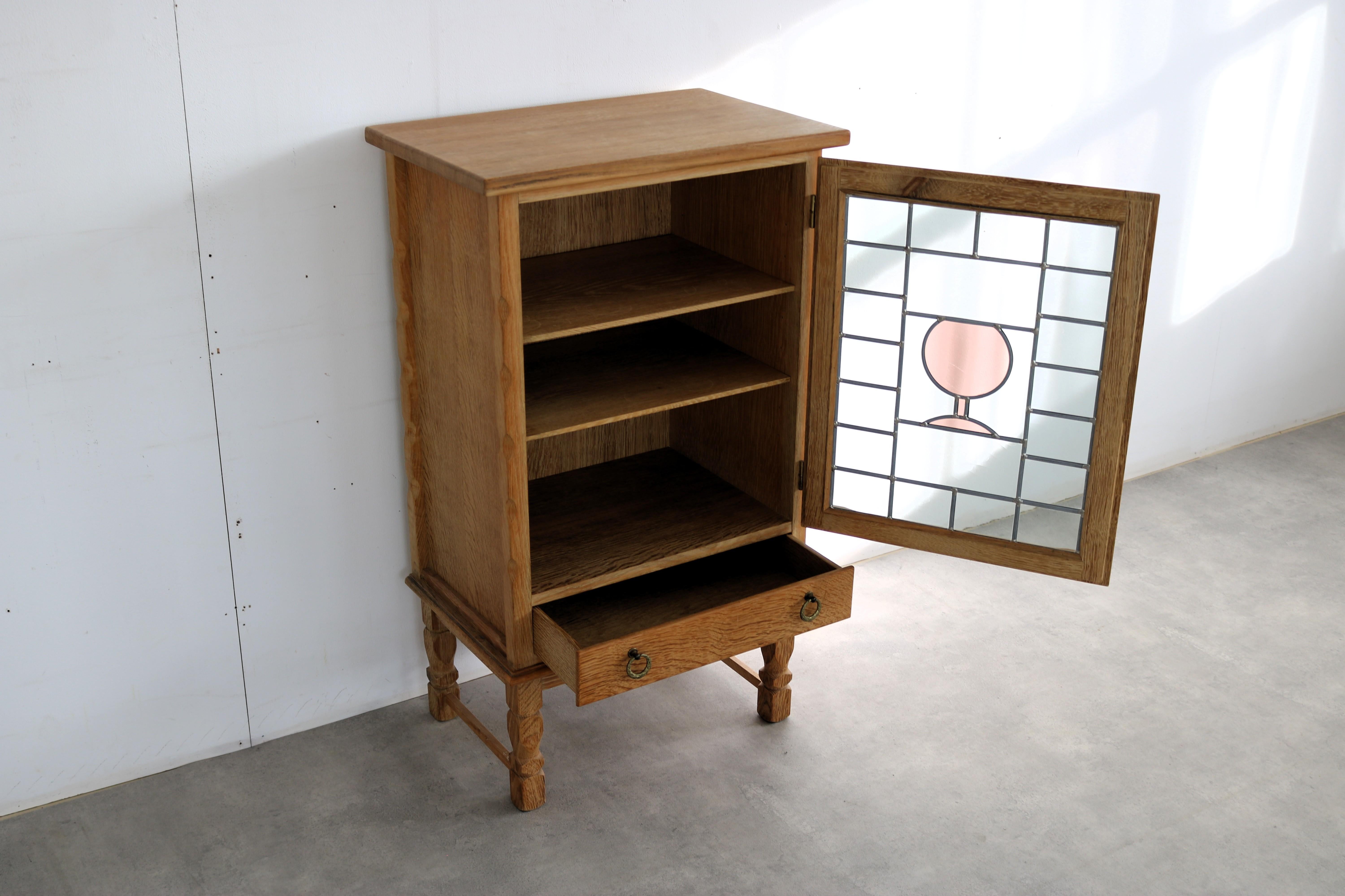 mesilla de noche vintage  mesa auxiliar  Kjaernulf  roble en venta 2