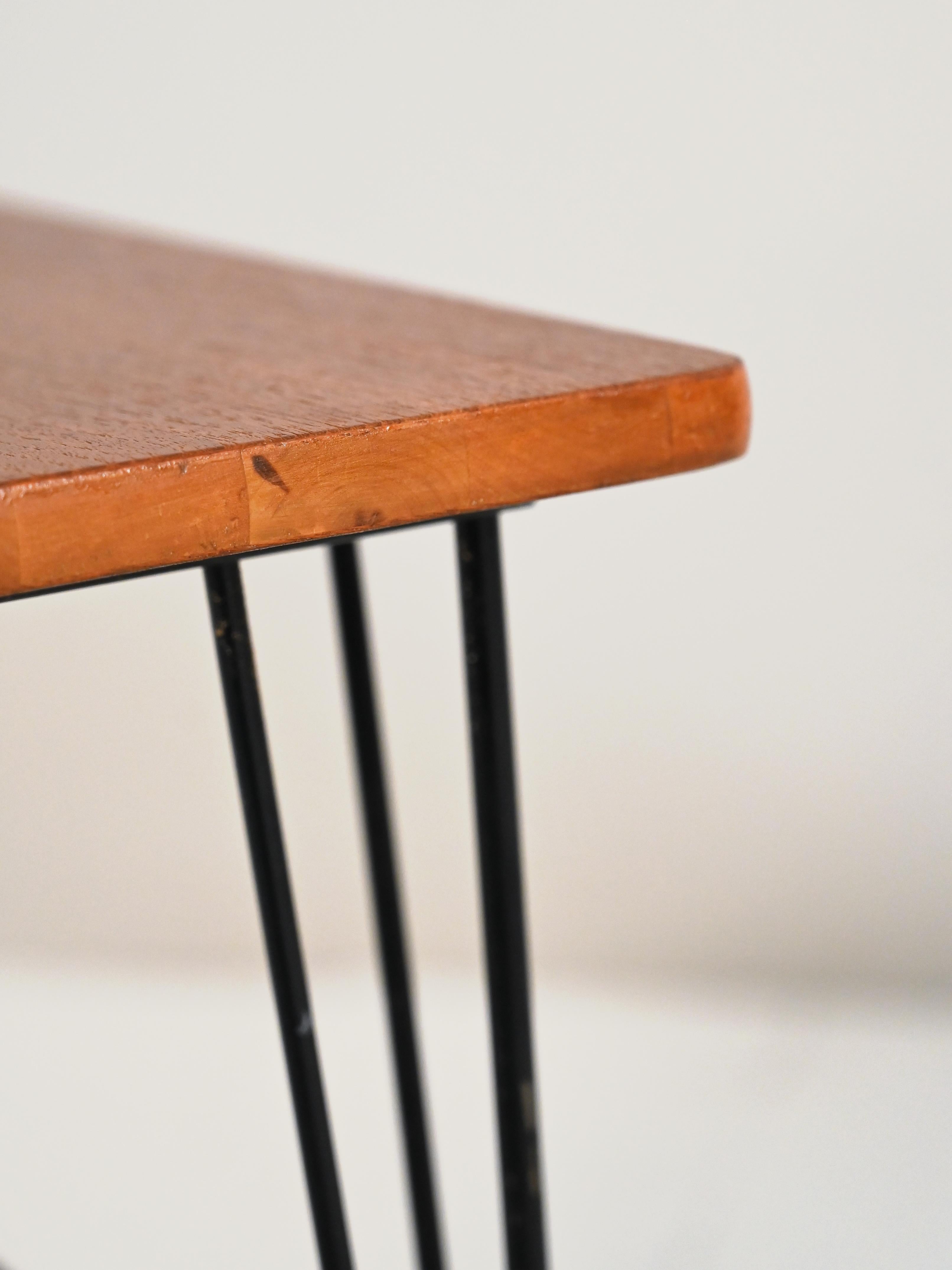 Vintage Bedside Tables with Metal Frame 6