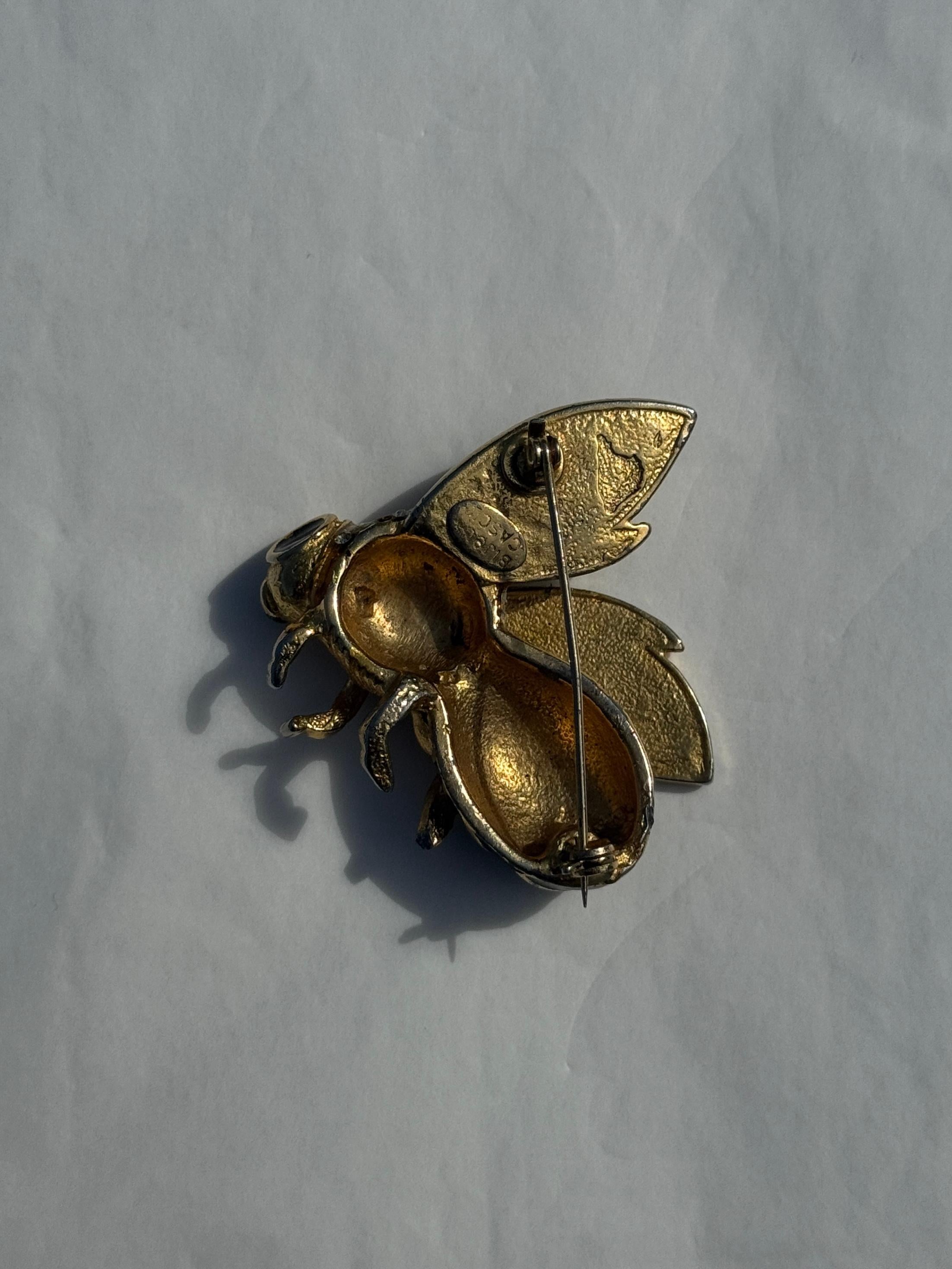 Broche Vintage Beehive de Bijoux Cascio en venta 5
