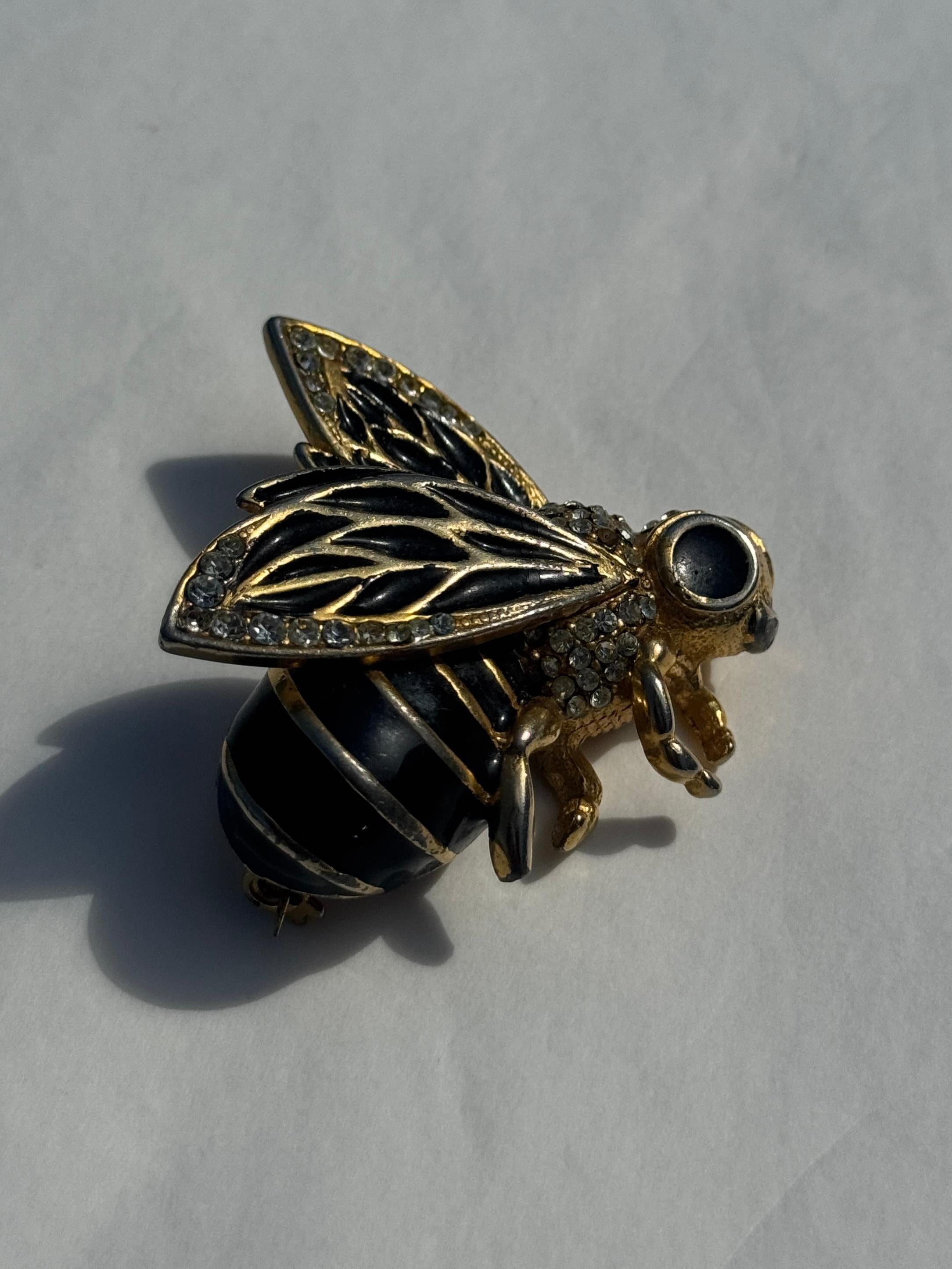 Broche Vintage Beehive de Bijoux Cascio en venta 3