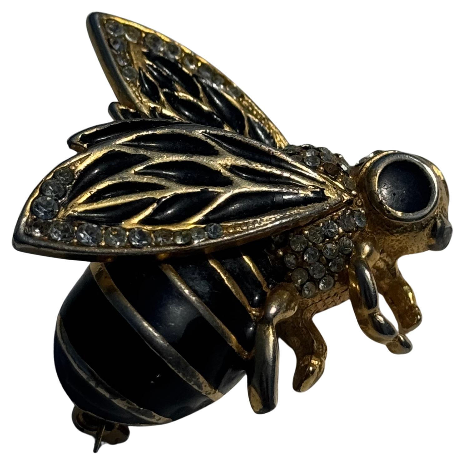Vintage Beehive Brooch by Bijoux Cascio