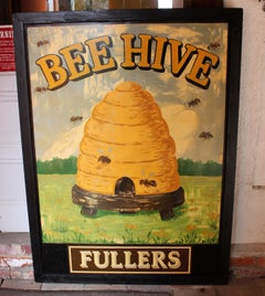 Vintage "Bee Hive" Pub Sign