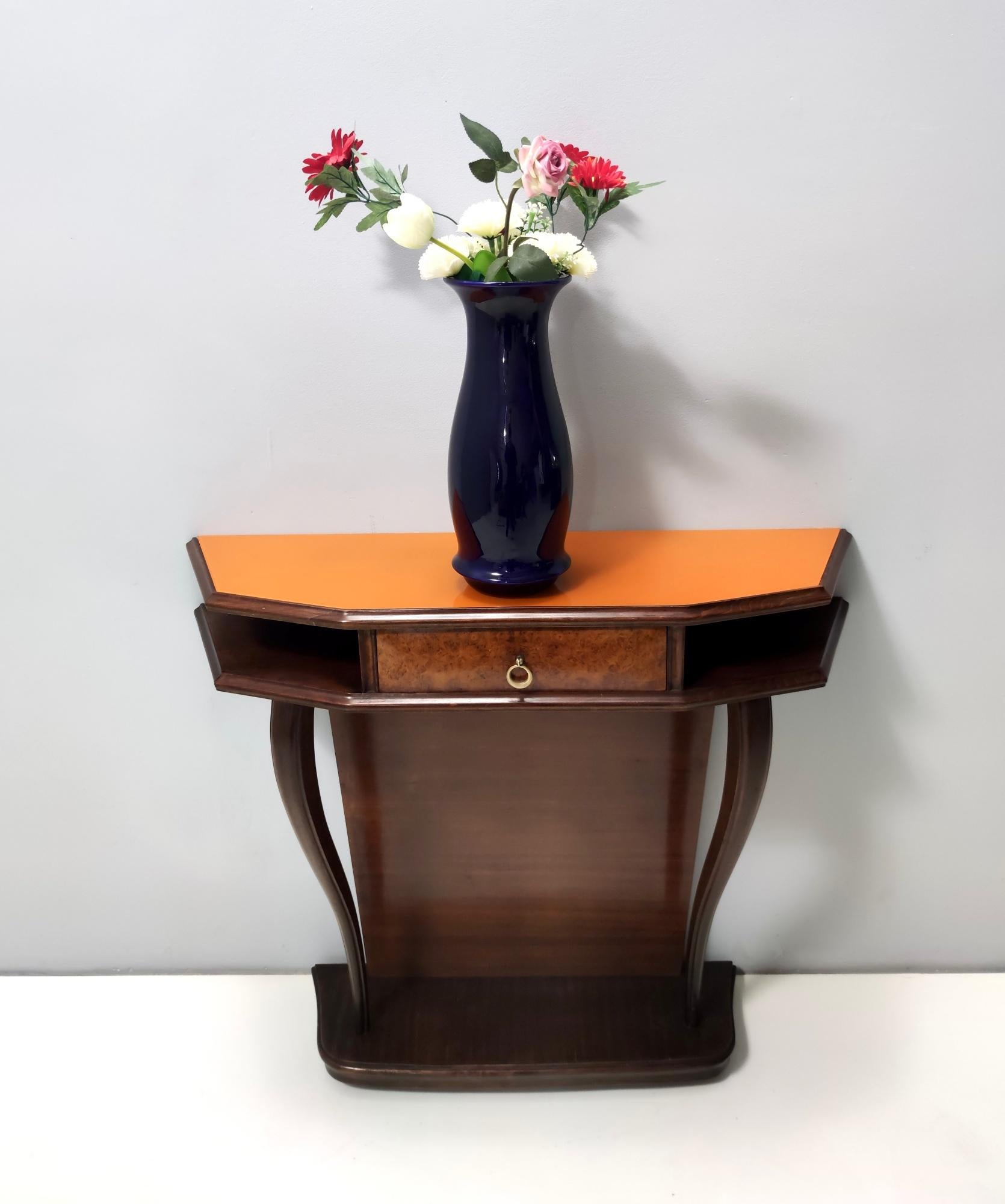 beech console table