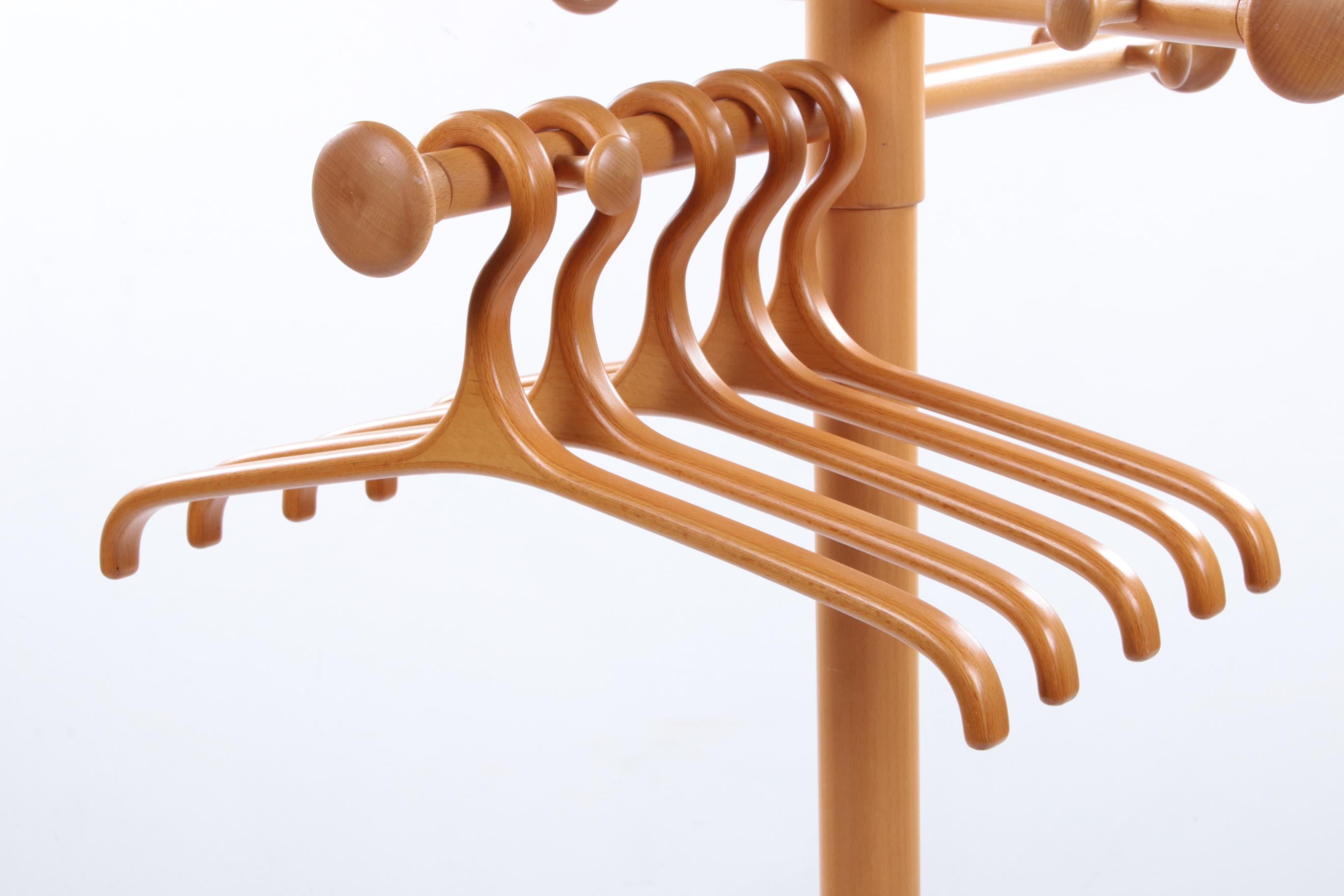 Vintage Beech Coat Rack Design by Nanna Ditzel, 1960, Denmark 5