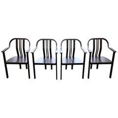 Vintage Beech Dining Chairs by Stefan Billík for Tatra nabytok, 1980´s