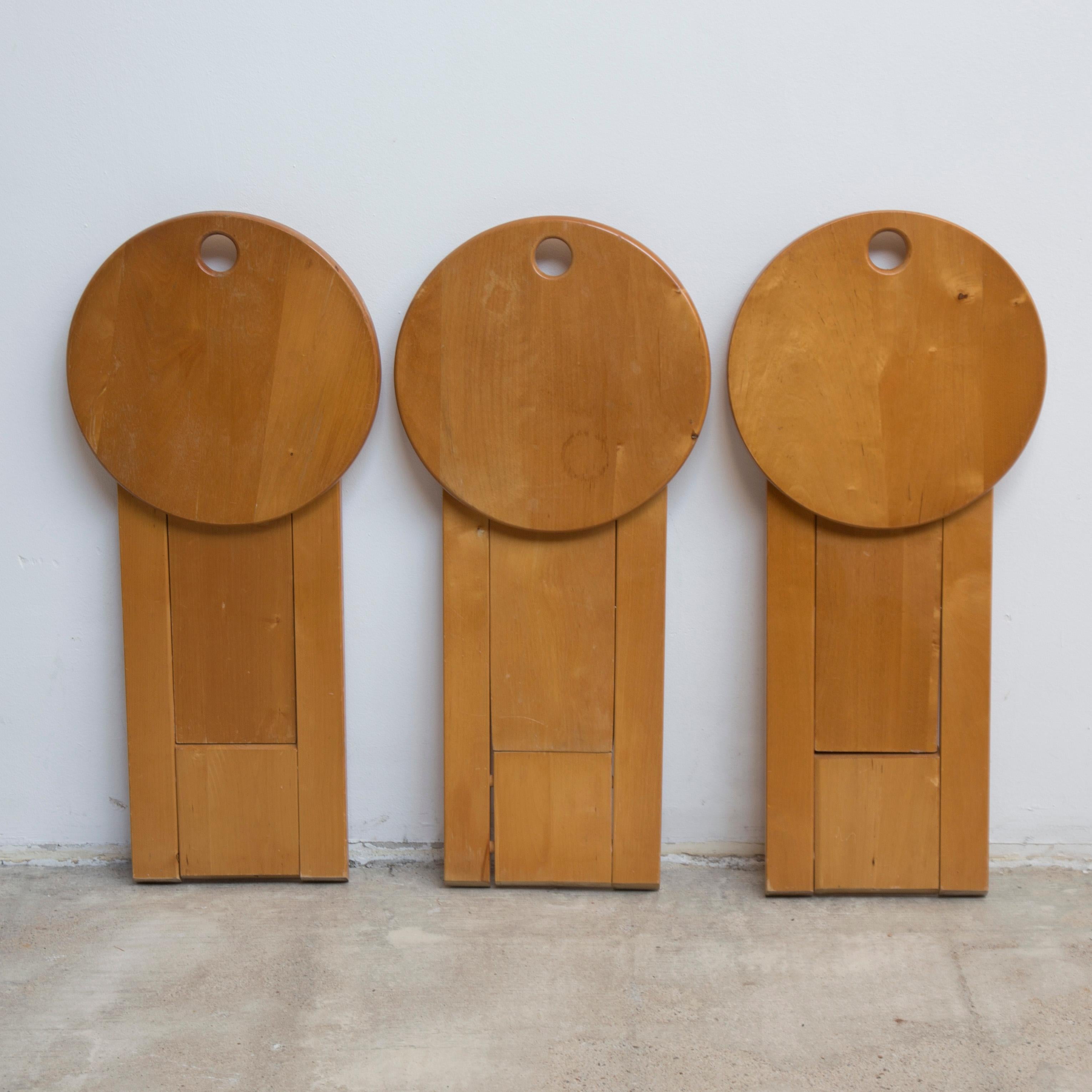 Mid-Century Modern Vintage Beech Suzy Stools by Adrian Reed for Princes Design Works Ltd, 1980s