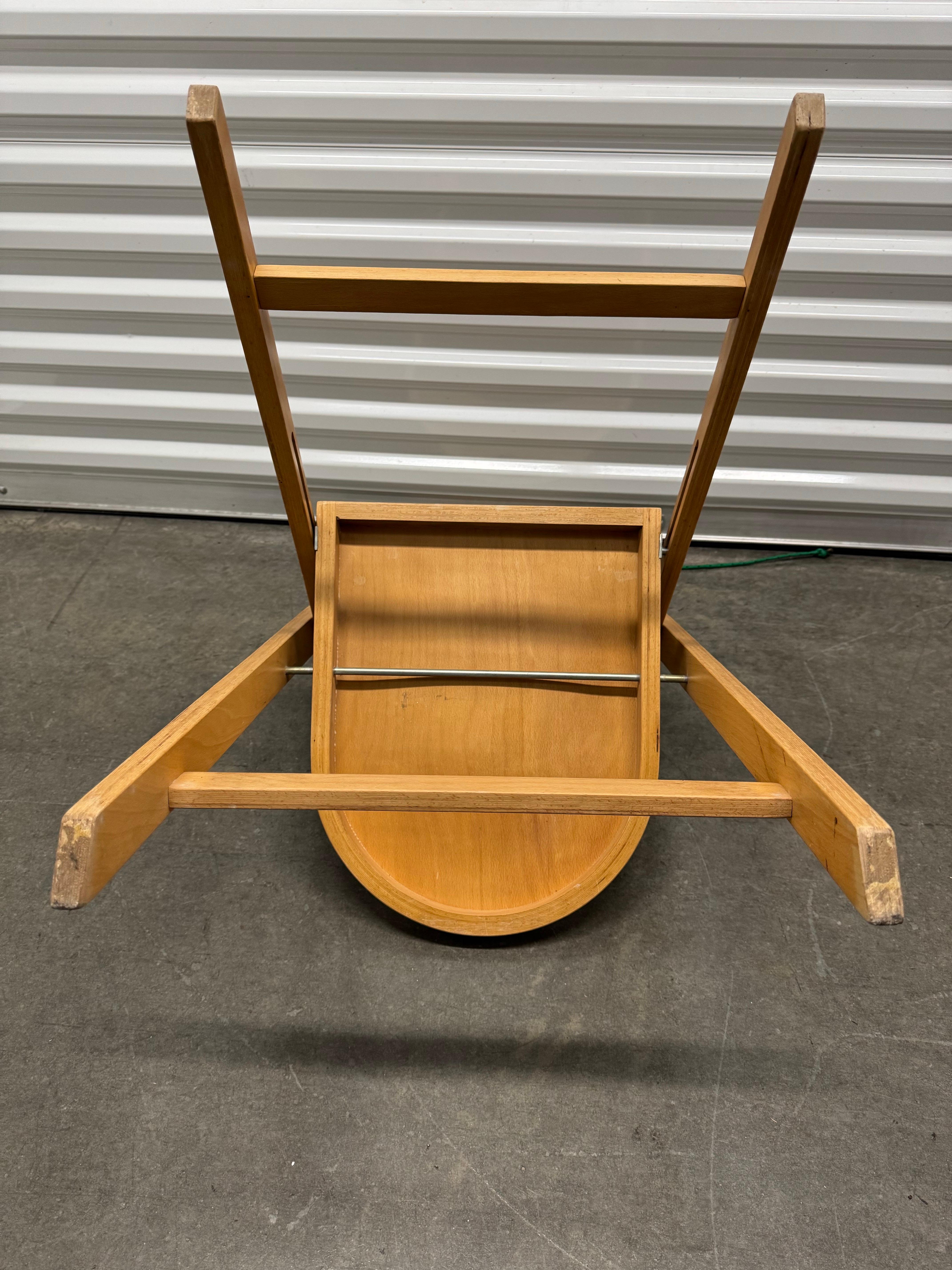 Bauhaus Sedia pieghevole d'epoca in legno di faggio B-751 in stile Thonet in vendita