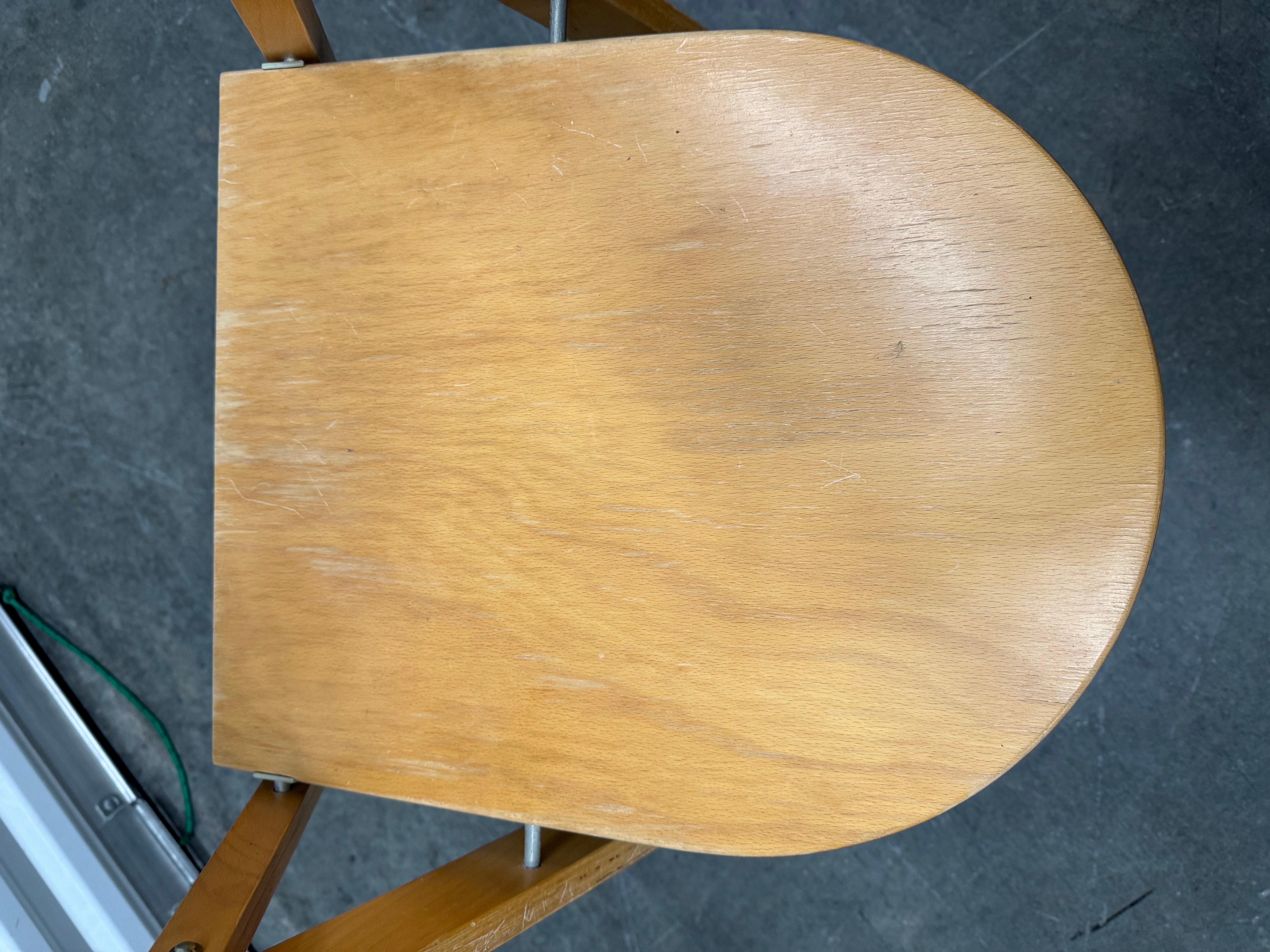 Sedia pieghevole d'epoca in legno di faggio B-751 in stile Thonet in vendita 1