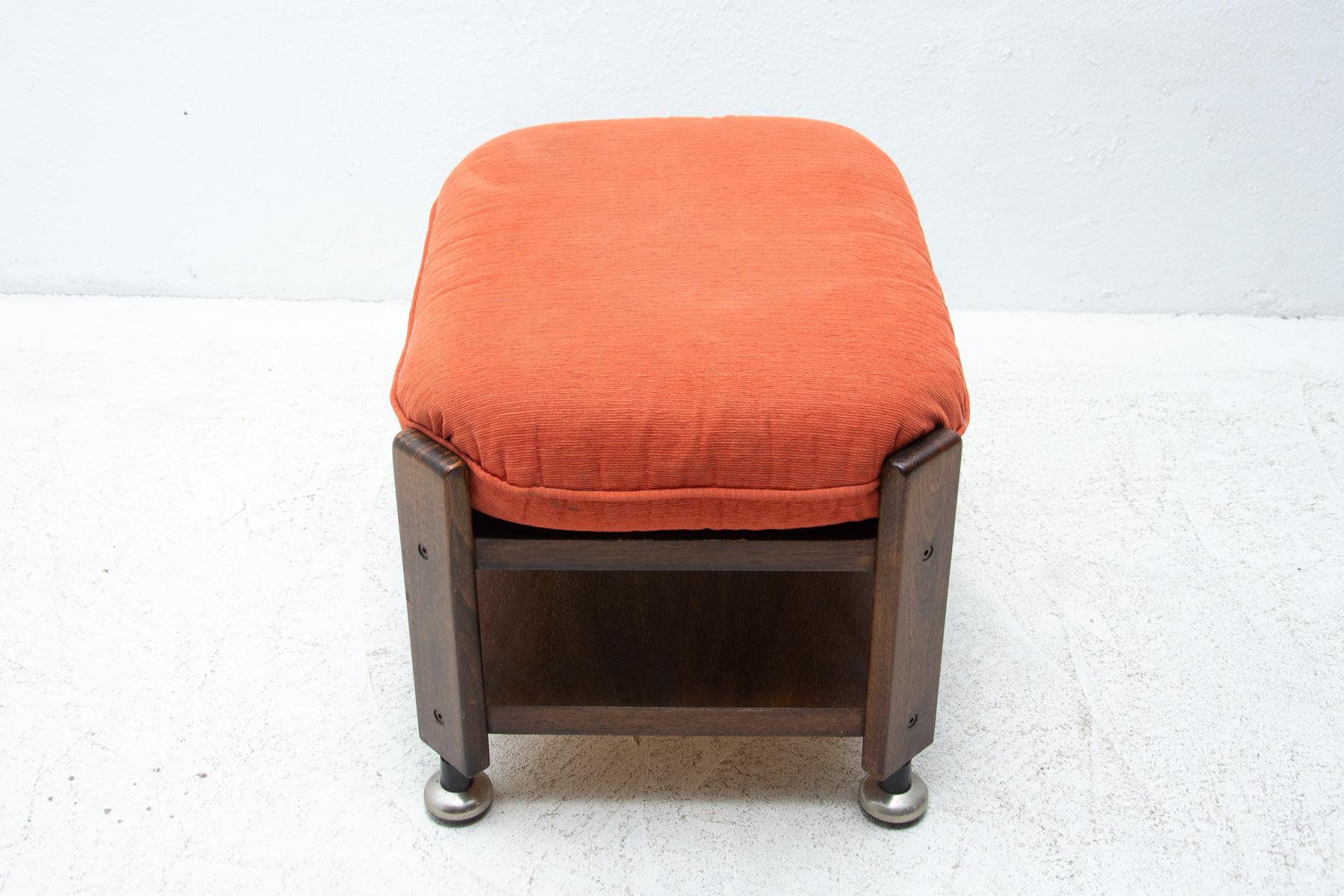 Vintage Beechwood Stool or Side Table, 1980´s For Sale 3