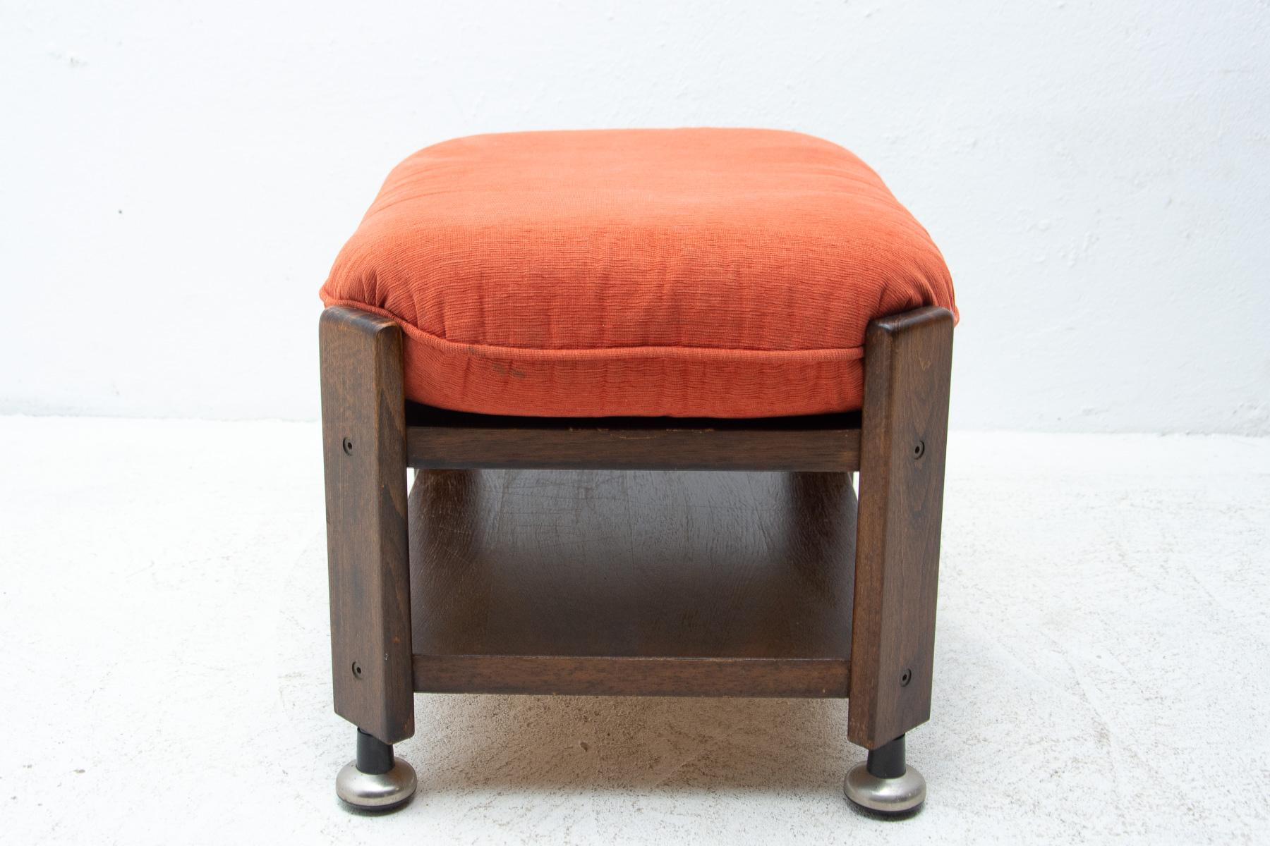 Vintage Beechwood Stool or Side Table, 1980´s For Sale 2