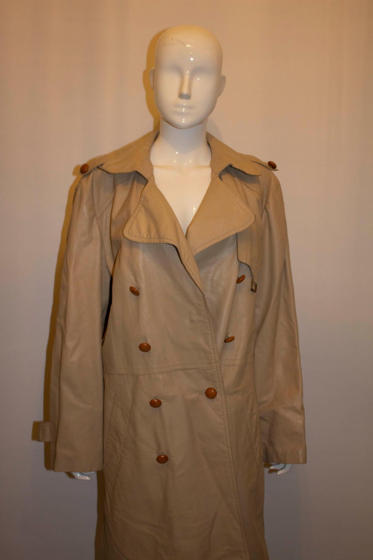 Since 1854 Leather Insert Trench Coat - Luxury Beige
