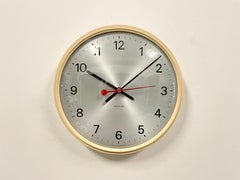 Vintage Beige Bakelite Wall Clock from Westclox, 1970s