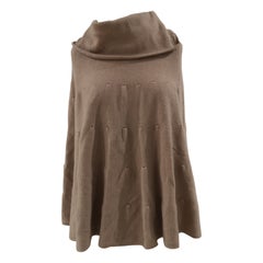 Vintage beige cachemire cape
